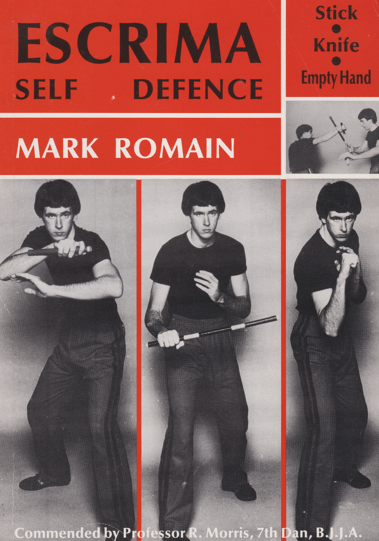 Escrima Self Defense Book by Mark Romain (中古品)