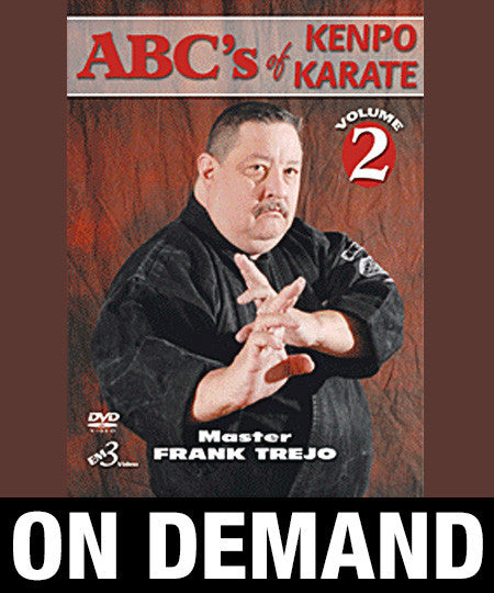 ABC's of Kenpo Karate Volume 2 by Frank Trejo (On Demand) - Budovideos Inc