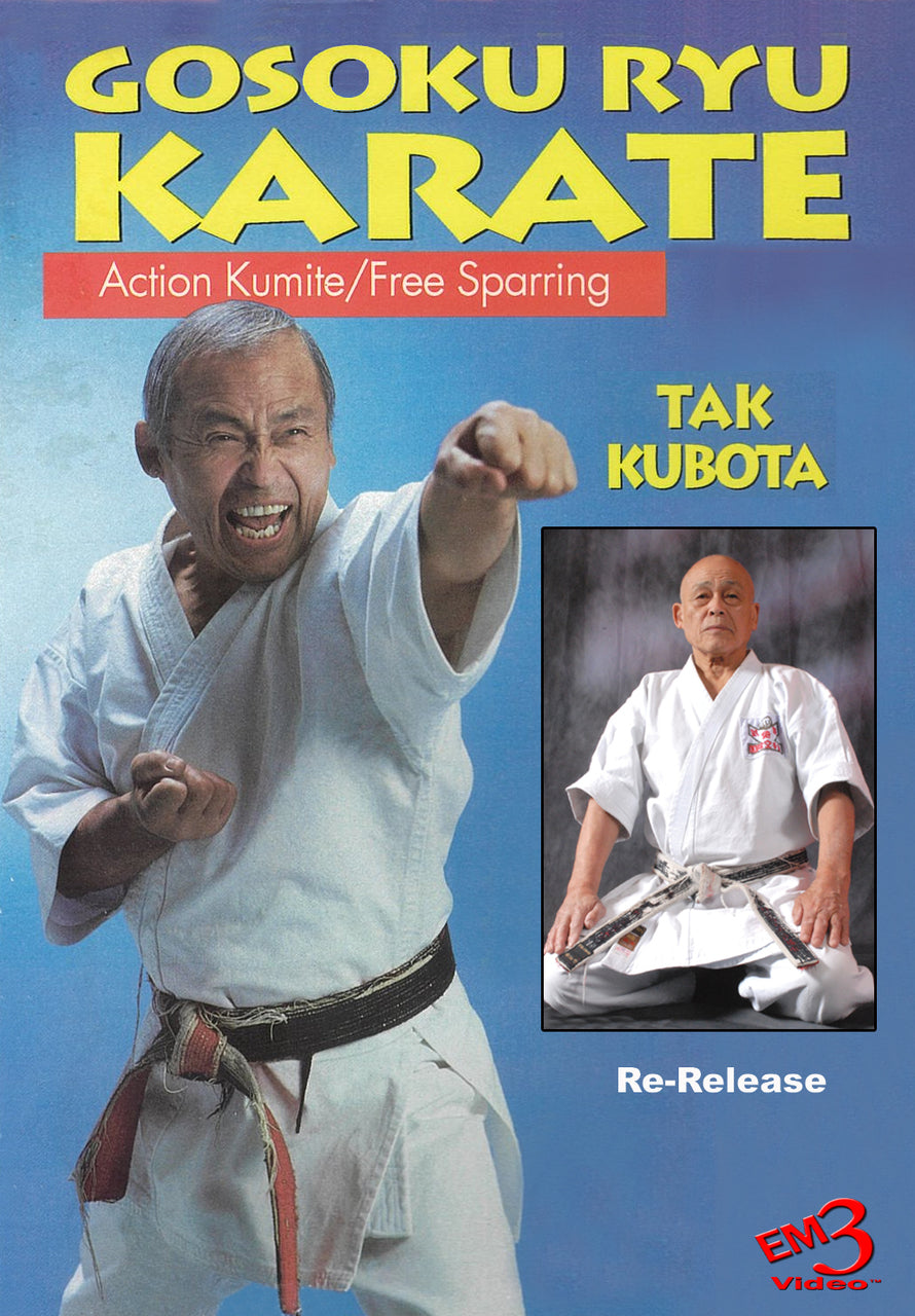 Gosoku Ryu Karate Action Kumite & Free Sparring DVD by Tak Kubota - Budovideos Inc