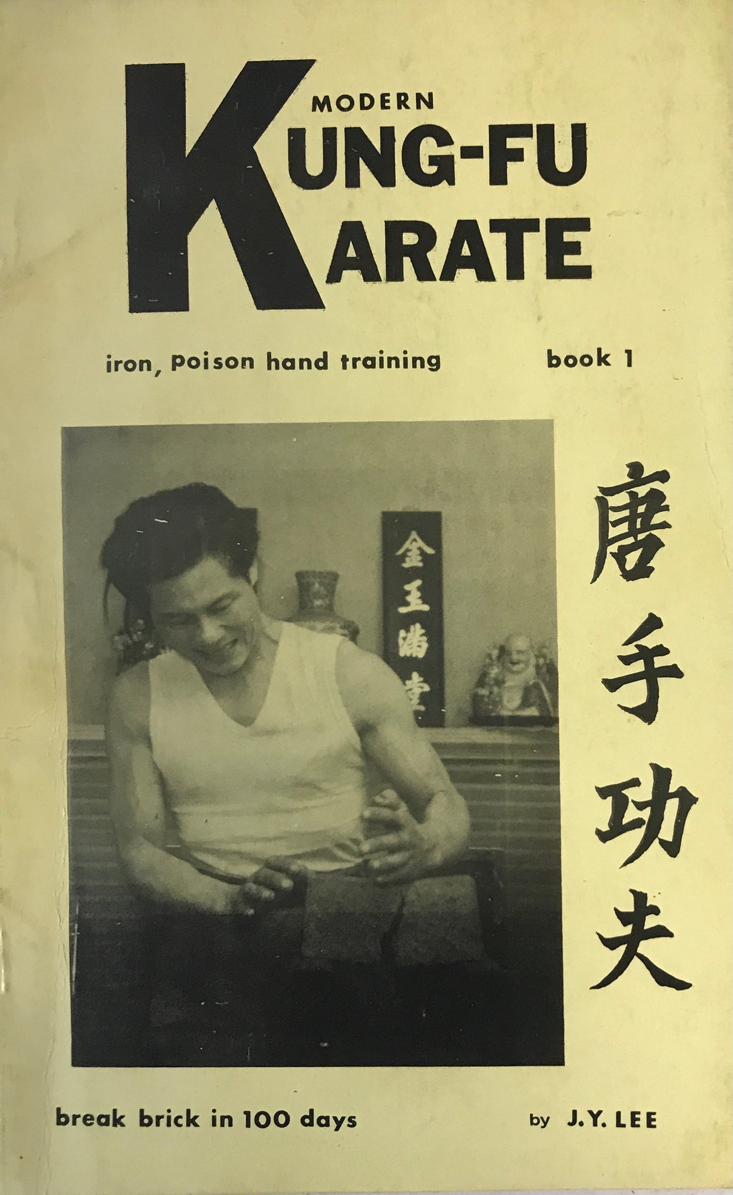 Modern Karate & Kung Fu: Iron Poison Hand Training Book by James Yimm Lee (Preowned) - Budovideos Inc