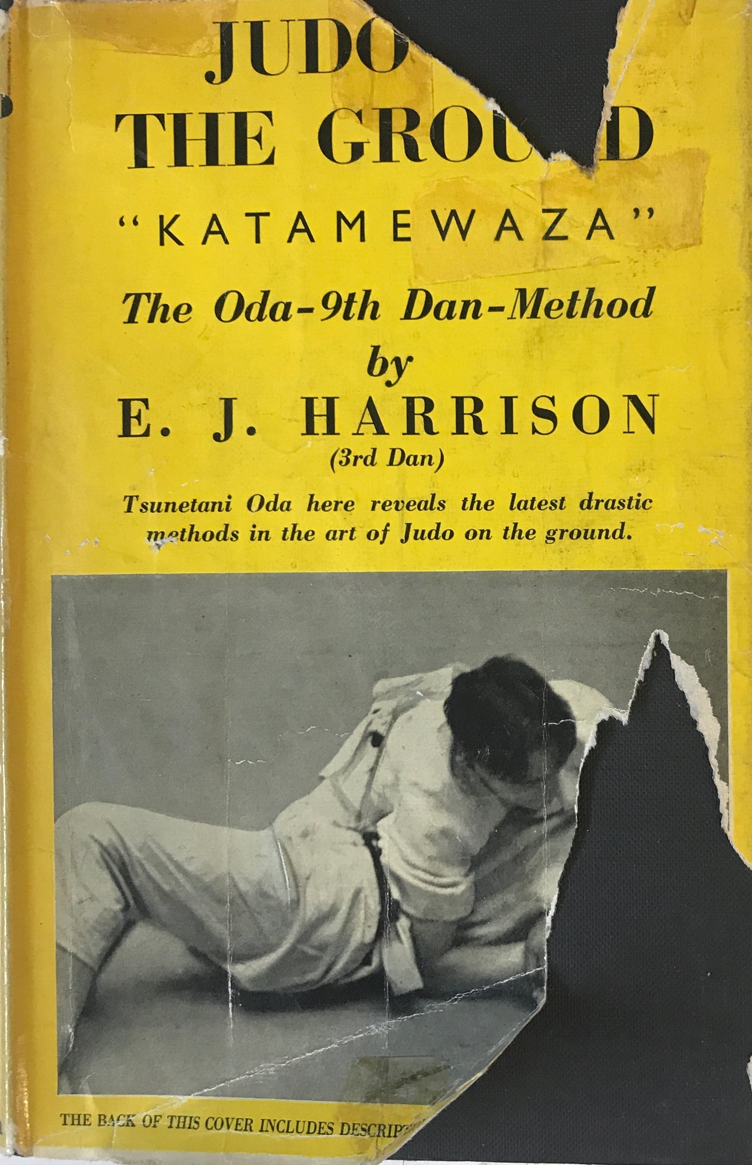 Judo on the Ground: Katamewaza  Oda 9th Dan Method Book by EJ Harrison (Hardcover) (Preowned) - Budovideos Inc