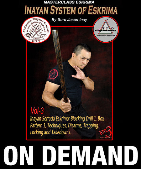 Inayan System of Eskrima Vol 3 with Jason Inay (On Demand) - Budovideos Inc