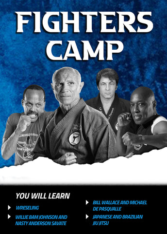 Fighters Camp with Michael De Pasqualle, Bill Wallace, Willie "Bam" Johnson DVD - Budovideos Inc