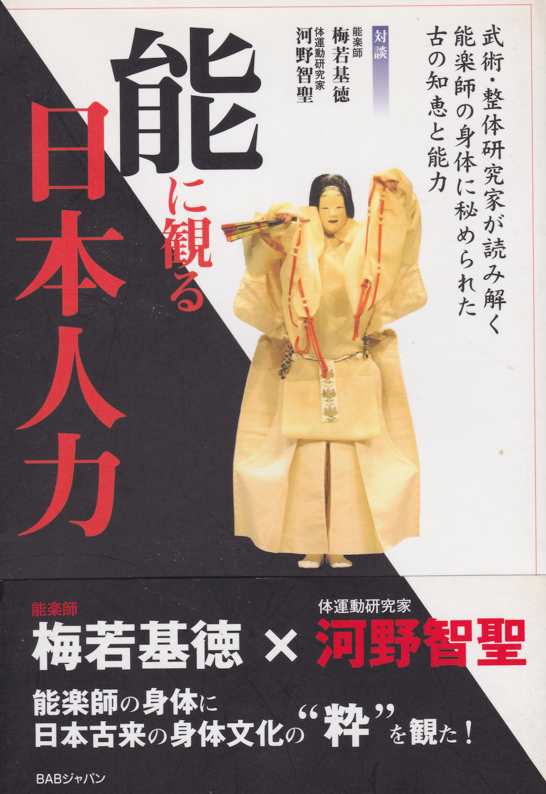 Japanese Noh Power Book 梅若元徳＆河野千聖著 (中古)