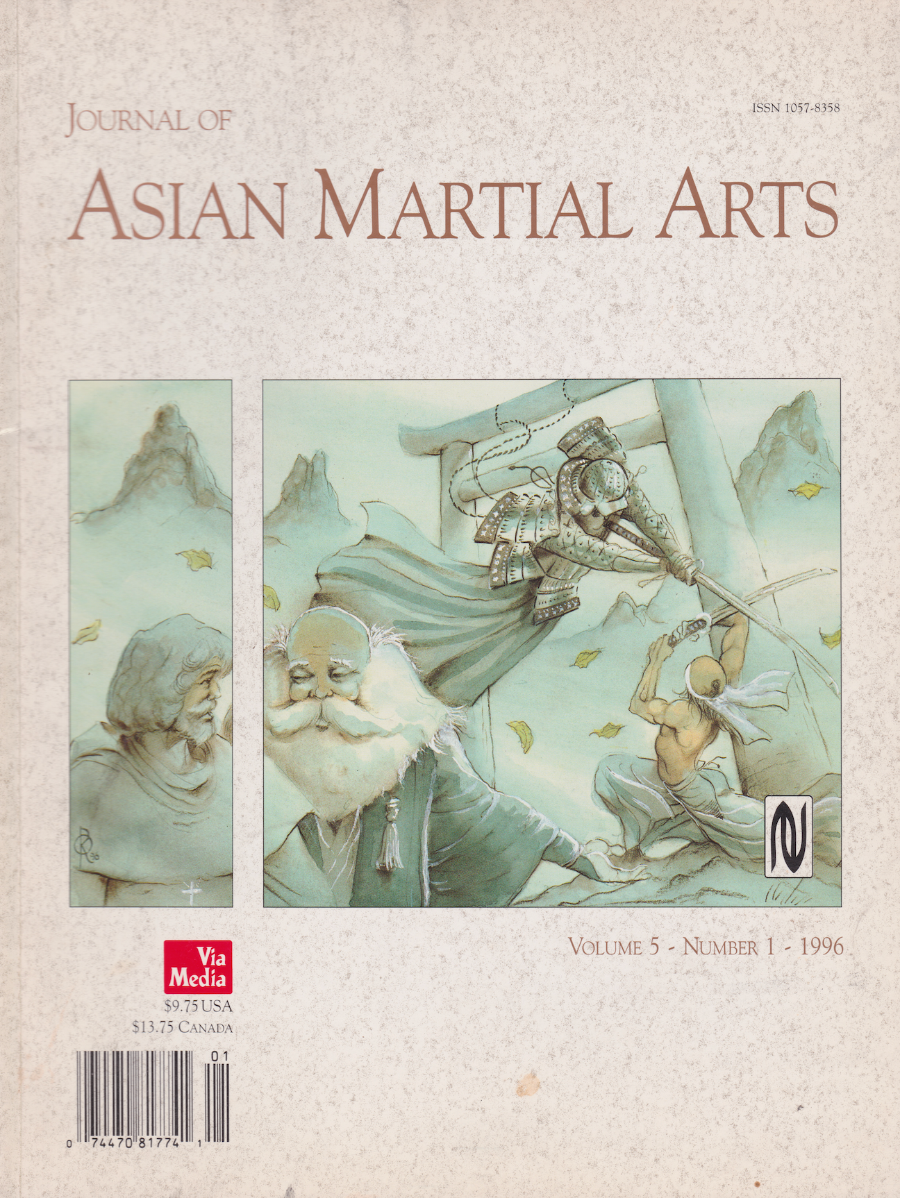 Journal of Asian Martial Arts Vol 5 #1 (Preowned) - Budovideos Inc