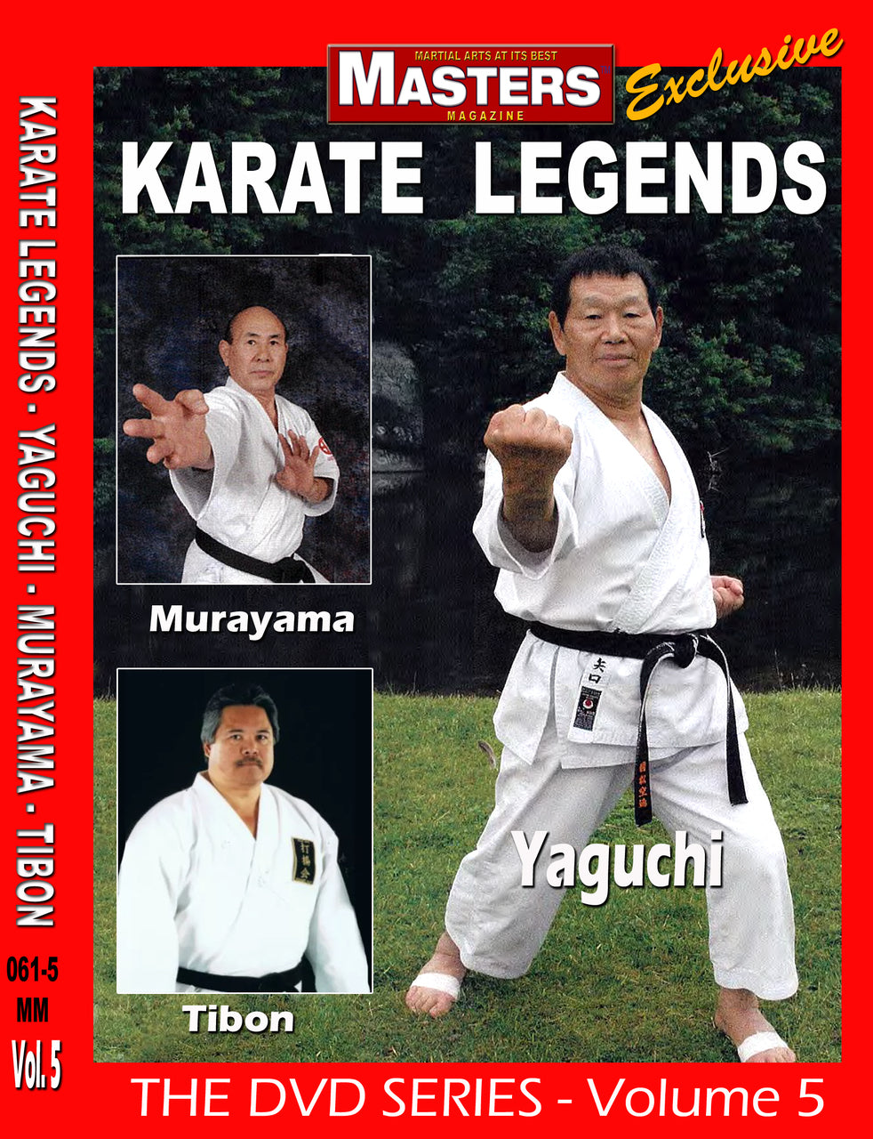 Karate Legends DVD 5 with Yaguchi, Murayama & Tibon - Budovideos Inc