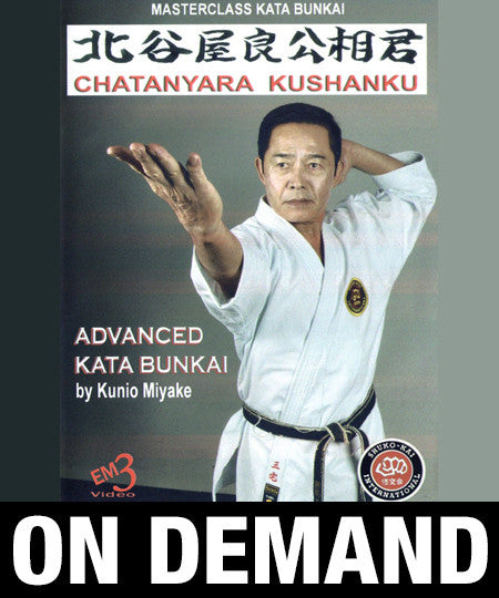 Karate Shito Ryu Kata Vol 6 Chatanyara Kushanku by Kunio Miyake (On Demand) - Budovideos Inc