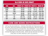 Fuji Childrens BJJ Uniform - Black