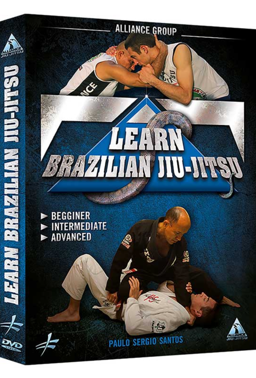 ブラジリアン柔術を学ぶ: 初心者から上級者まで DVD パウロ セルジオ サントス著