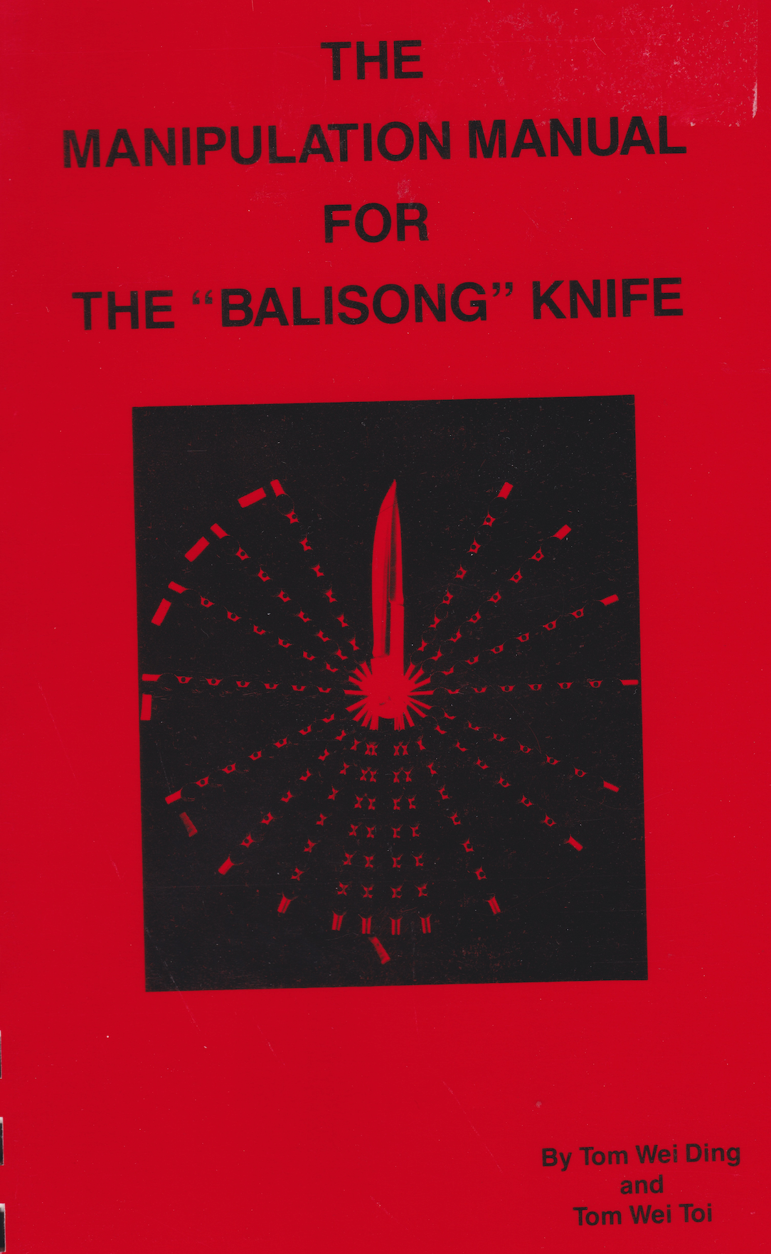 Manual de manipulación del libro del cuchillo Balisong de Tom Wei Ding (usado)