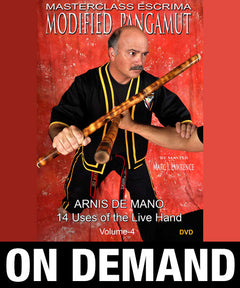 Masterclass Escrima - Modified Pangamut Volume 4: Arnis De Mano by Marc Lawrence (On Demand) - Budovideos Inc