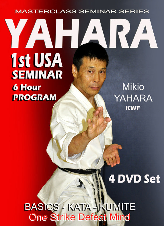 Mikio Yahara 1st USA Karate Seminar 4 DVD Set - Budovideos Inc
