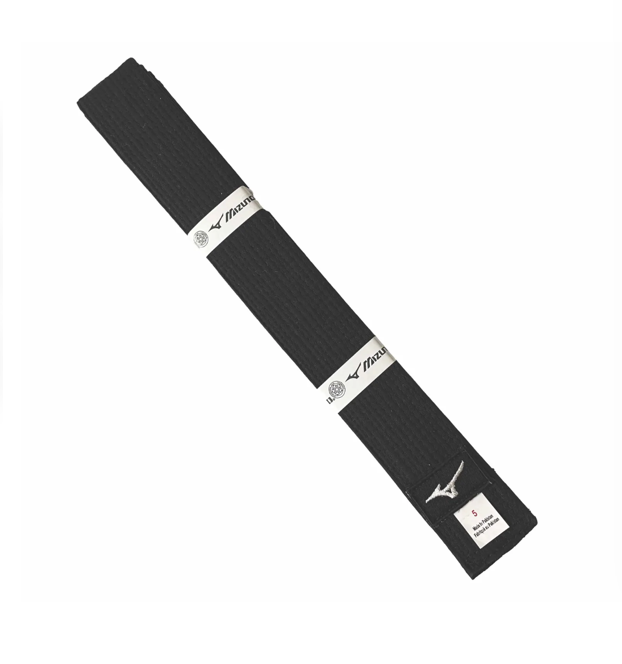 Silver Label Judo Black Belt by Mizuno