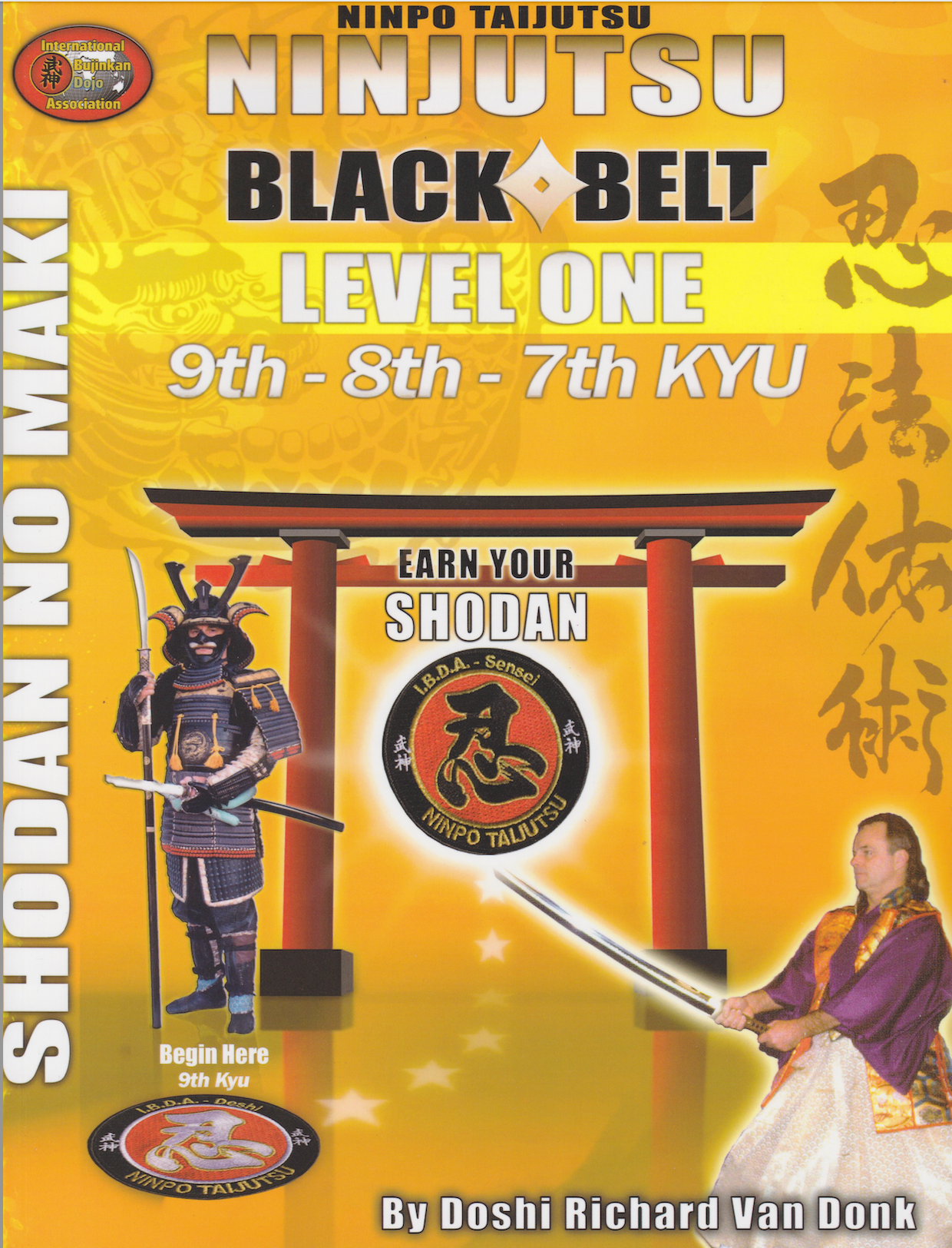 Ninjutsu Shodan Level 1 Book by Richard Van Donk
