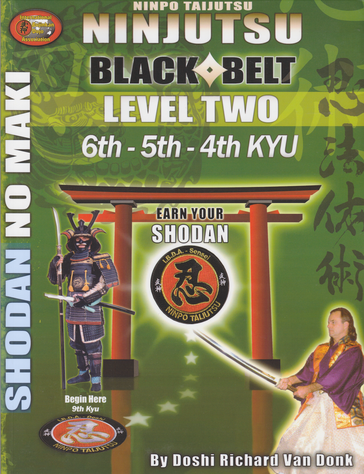 Ninjutsu Shodan Level 2 Book by Richard Van Donk