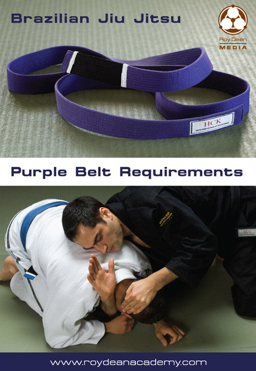 Brazilian Jiu Jitsu Purple Belt Requirements 2 DVD Set by Roy Dean - Budovideos Inc