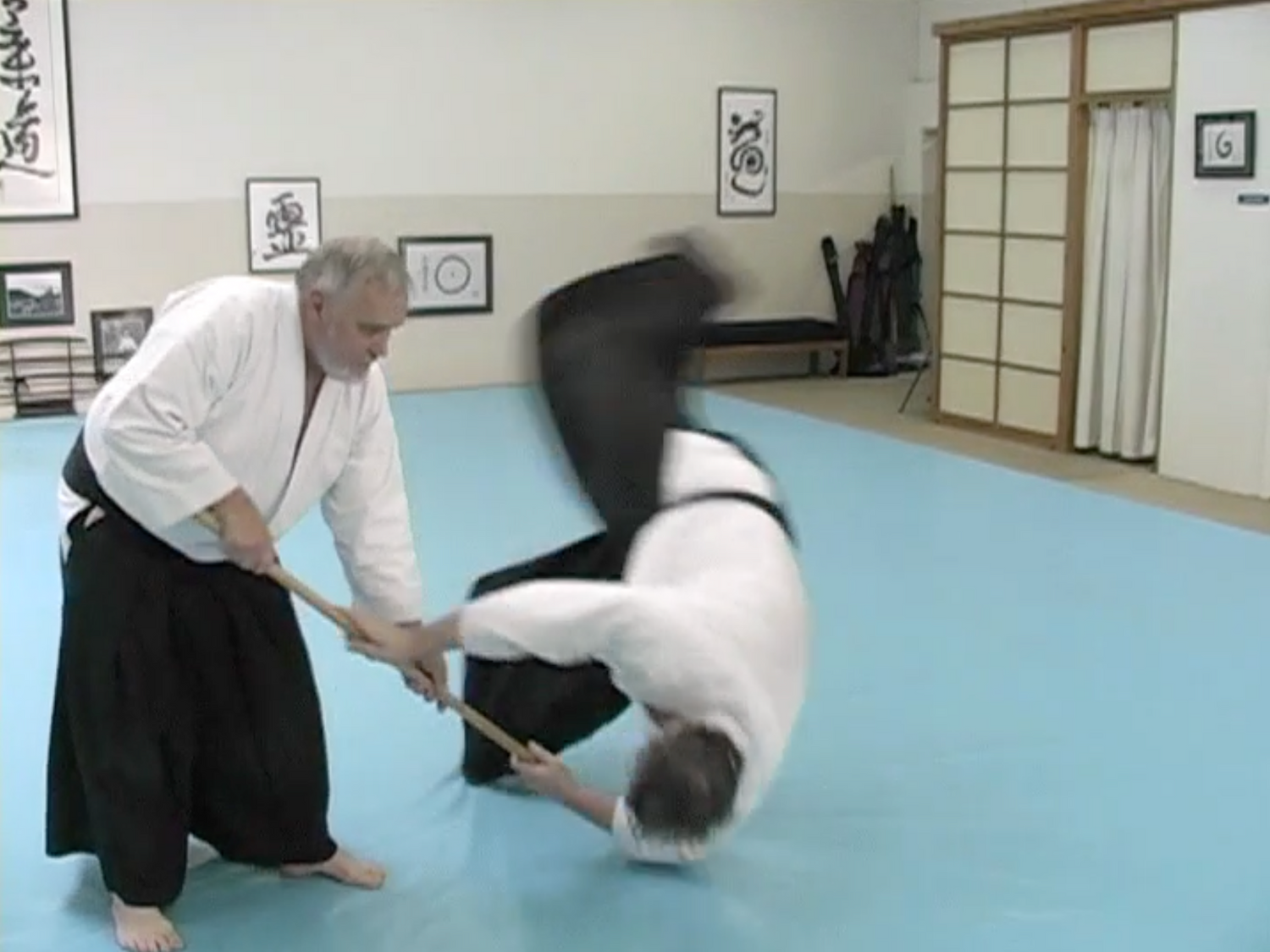 Zanshin and Ma-ai in Aikido DVD by Dennis Hooker - Budovideos Inc