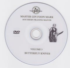 Southern Praying Mantis Kung Fu Vol 3: Butterfly Knives DVD by Gin Foon Mark (Preowned) - Budovideos