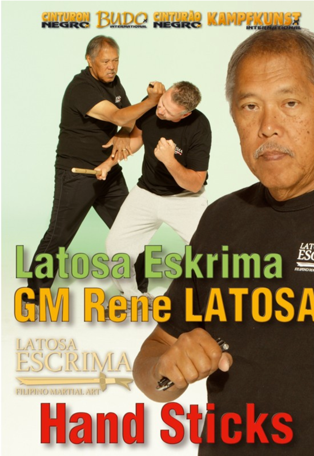 Latosa Escrima Hand Sticks DVD by Rene Latosa - Budovideos Inc