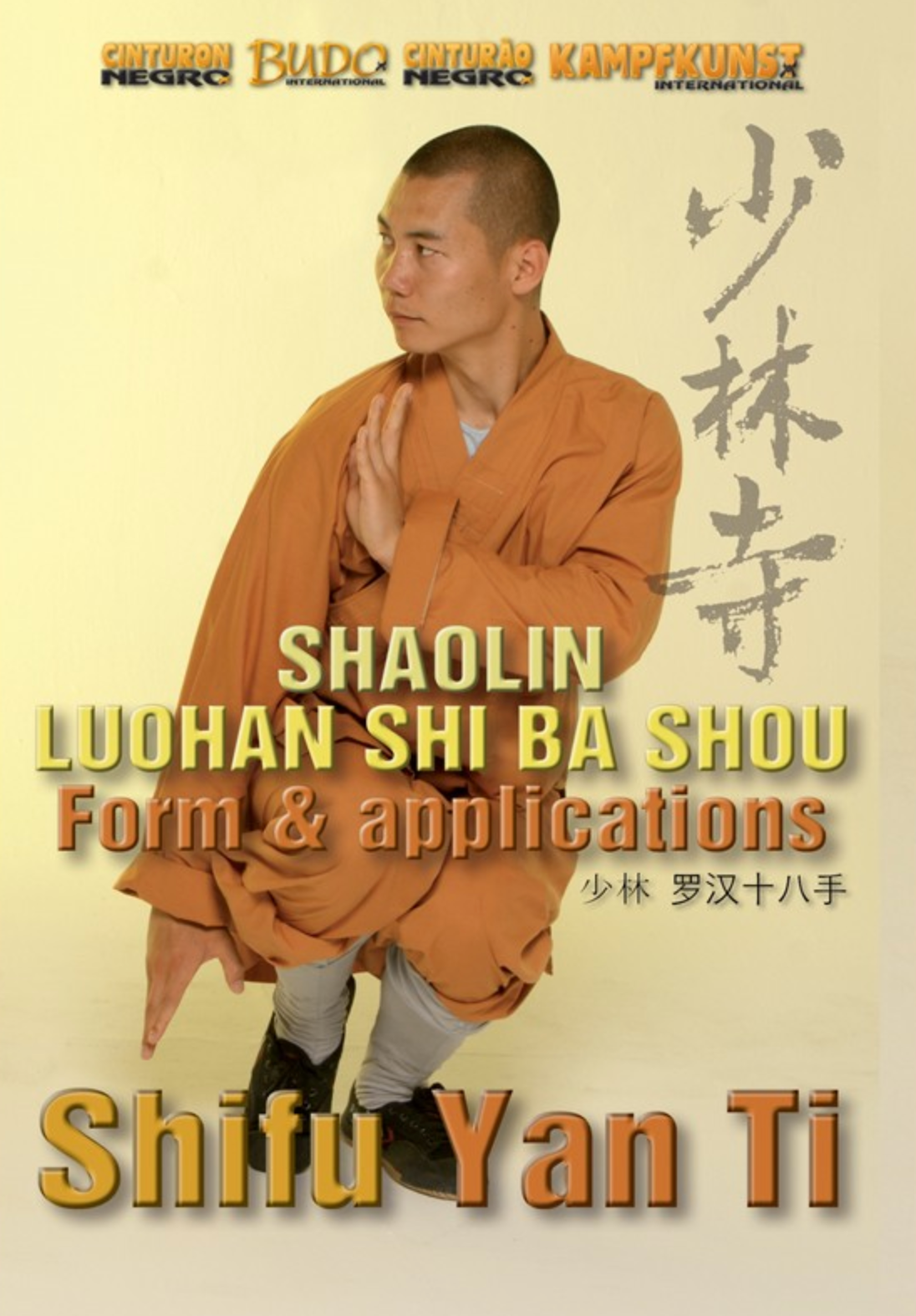 Shaolin Luohan Shi Ba Shou Form Taolu DVD with Shi Yan Ti - Budovideos Inc