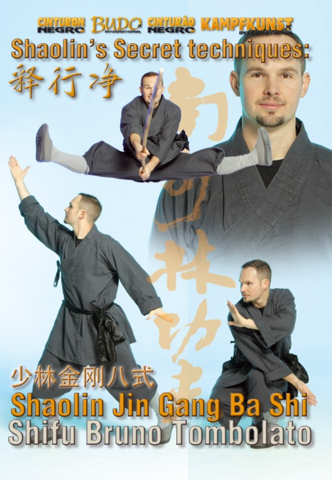 Shaolin Secret Techniques Jin Gang Ba Shi DVD by Bruno Tombolato - Budovideos Inc