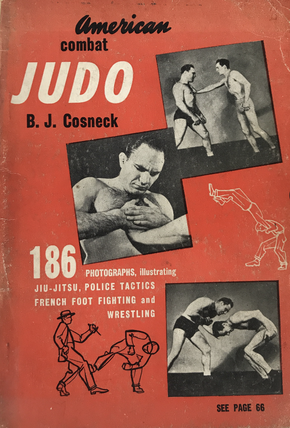 American Combat Judo Book by BJ Cosneck (Preowned) - Budovideos Inc
