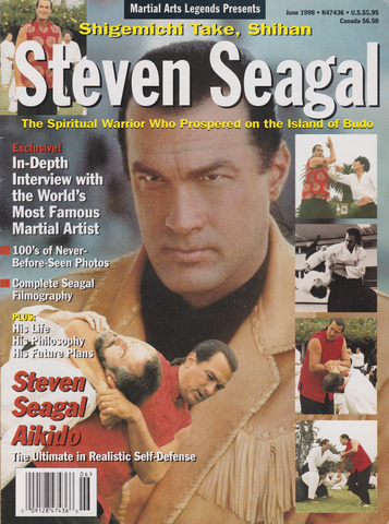 Martial Arts Legends Presents Steven Seagal Magazine (Preowned) - Budovideos
