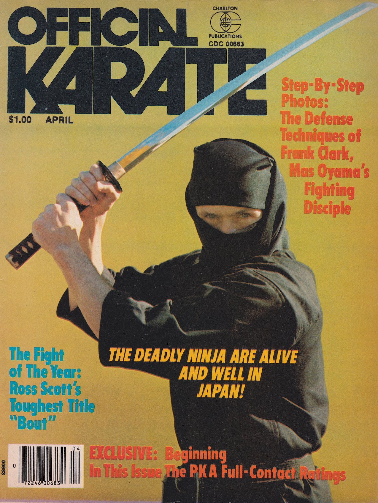 Official Karate April 1979 Magazine (Preowned) - Budovideos Inc