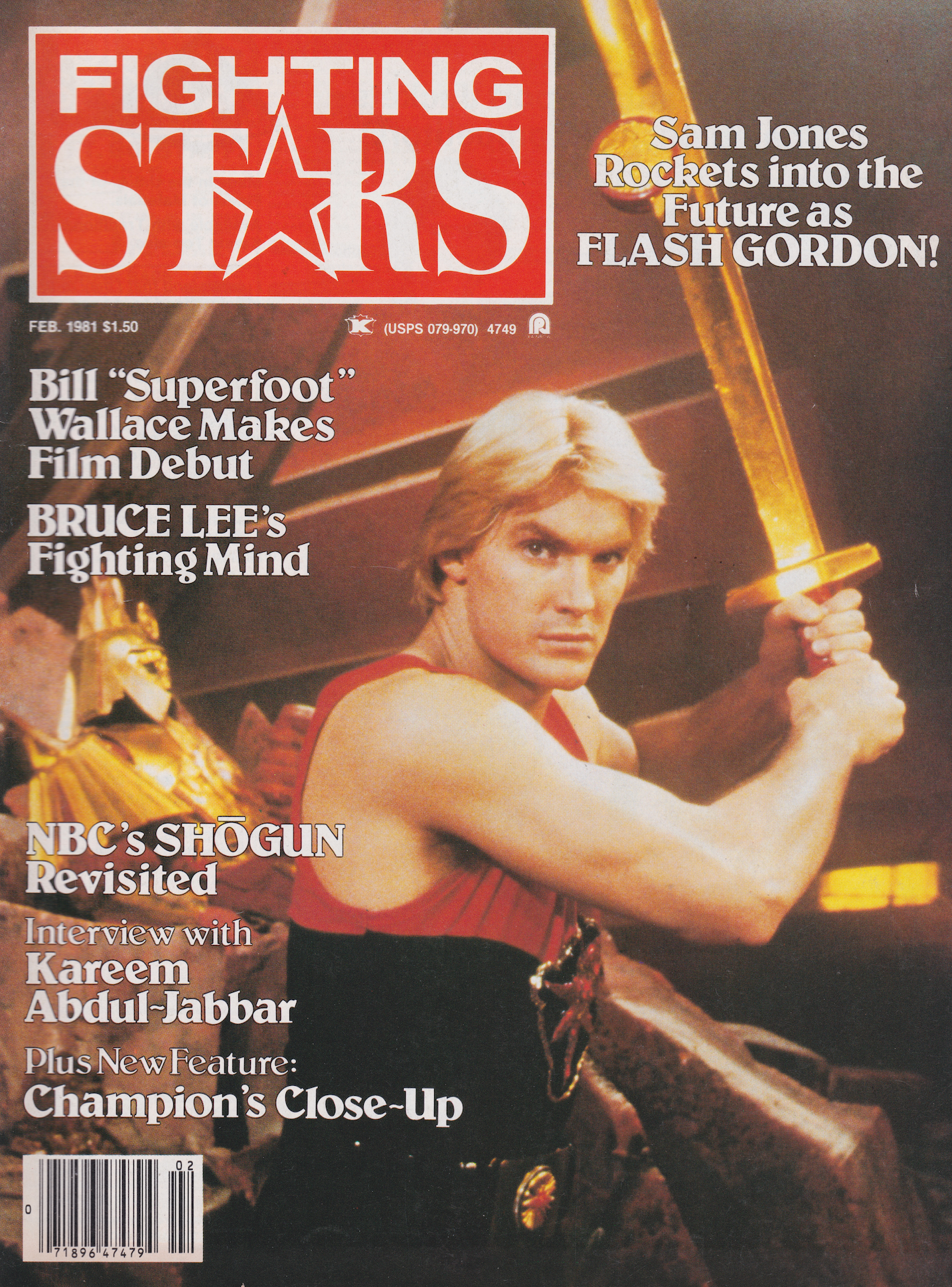 Fighting Stars Feb 1981 Magazine (Preowned) - Budovideos Inc