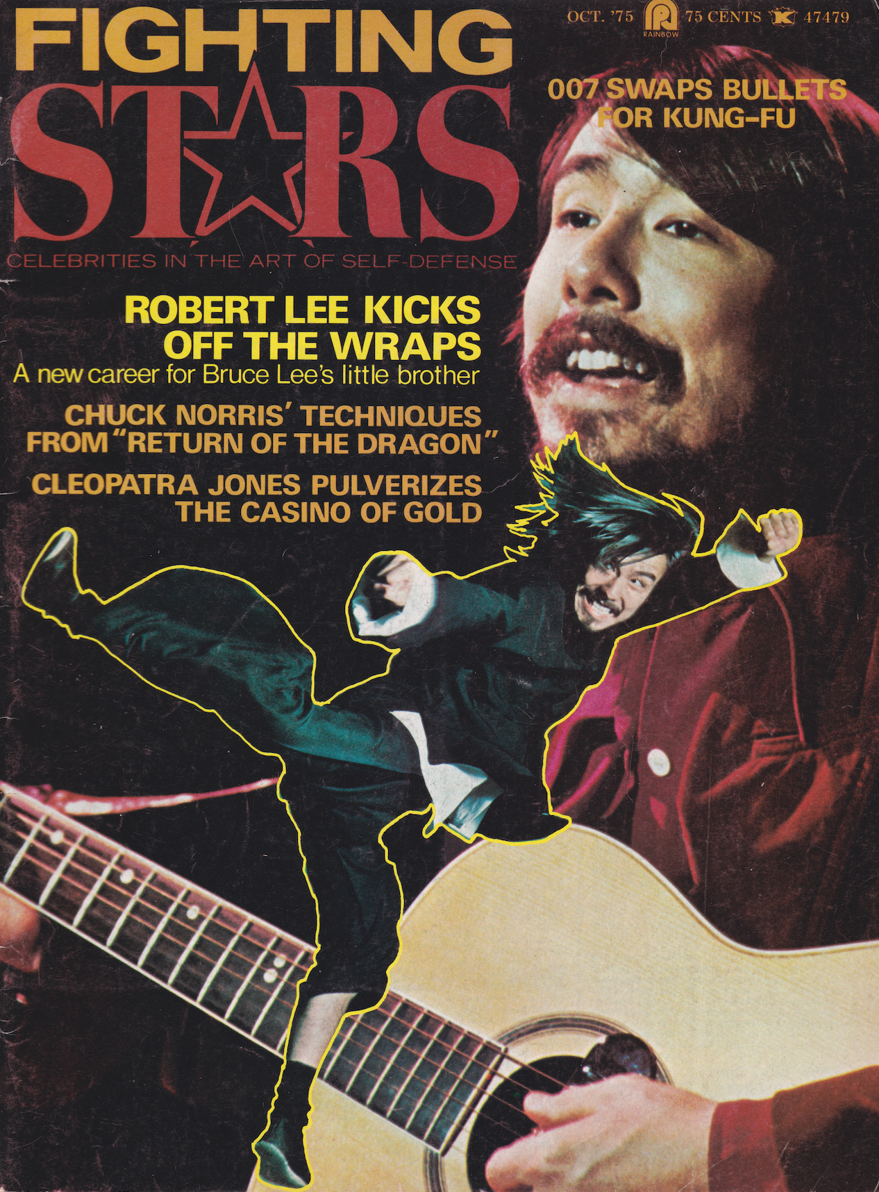 Fighting Stars Oct 1975 Magazine (Preowned) - Budovideos Inc