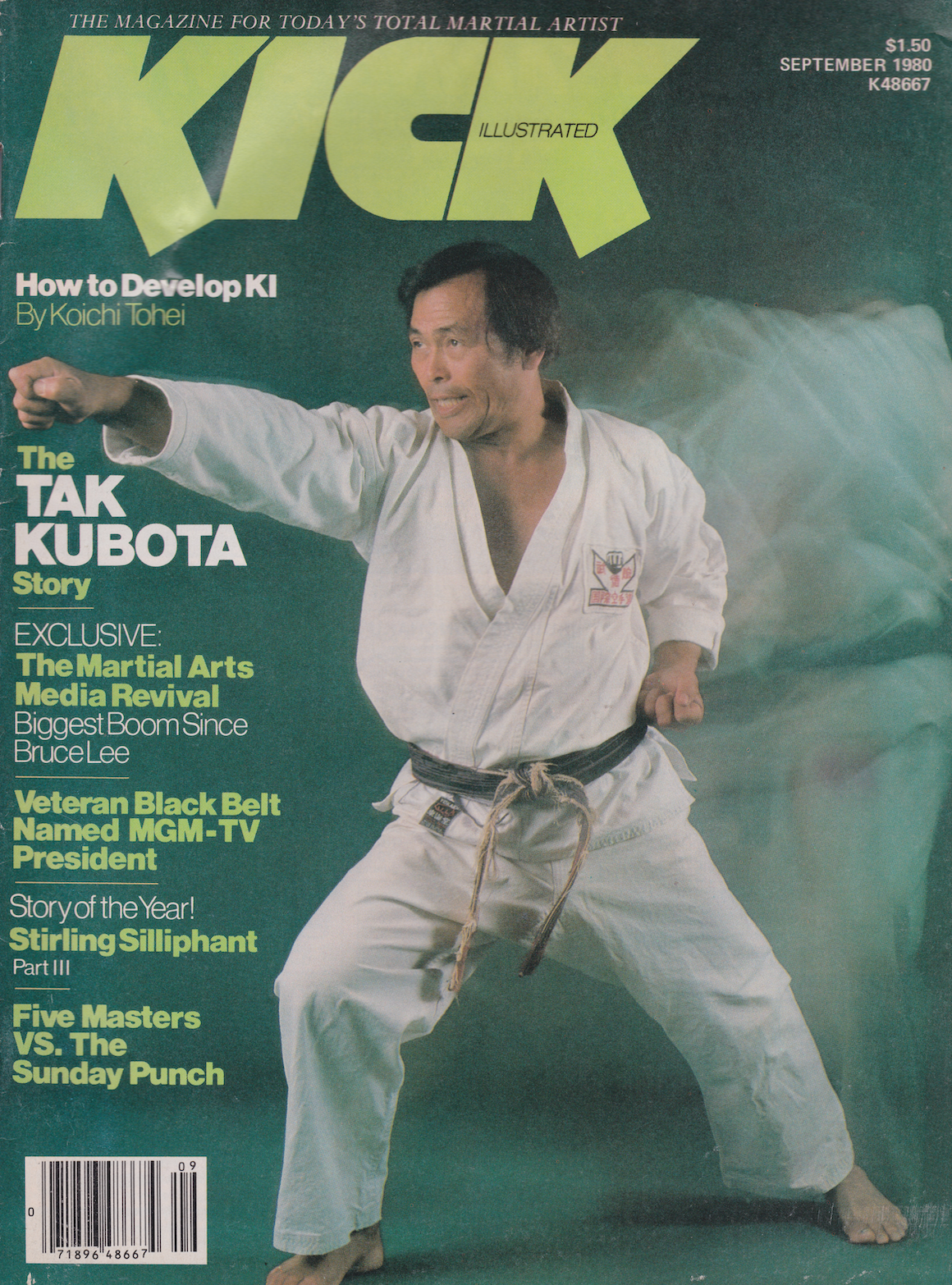 Kick Illustrated Sept 1980 Magazine (Preowned) - Budovideos Inc