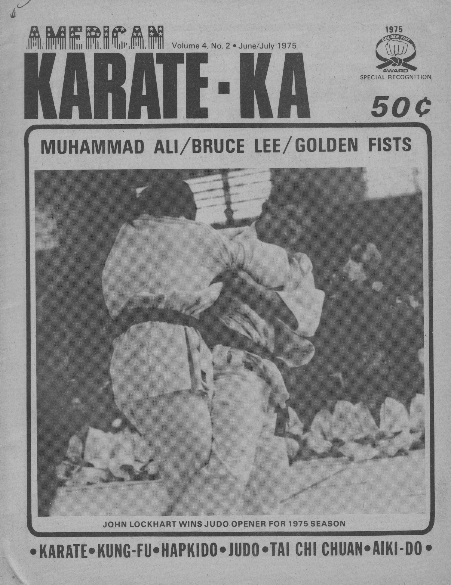 American Karate-Ka June/July 1975 Magazine (Preowned) - Budovideos Inc