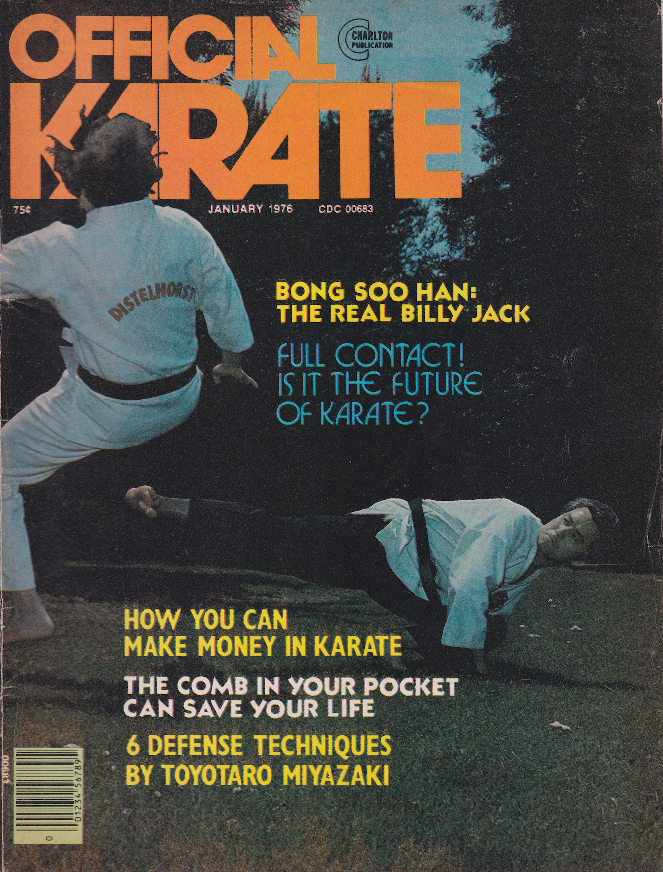 Official Karate January 1976 Magazine (Preowned) - Budovideos Inc