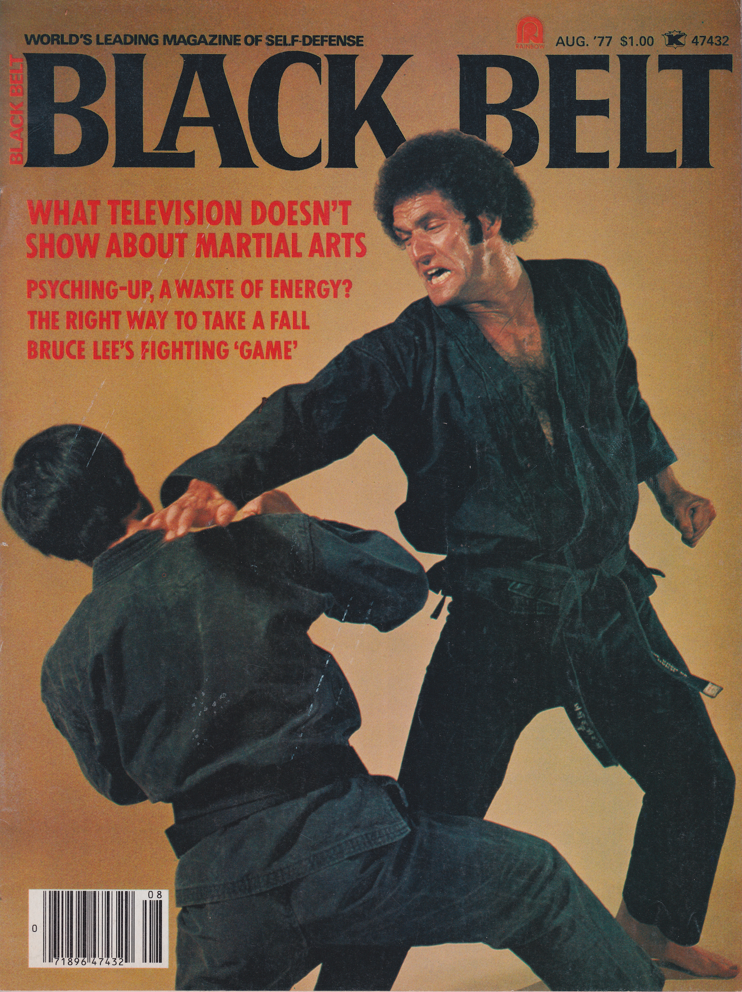 Black Belt Magazine Aug 1977 (Preowned) - Budovideos Inc