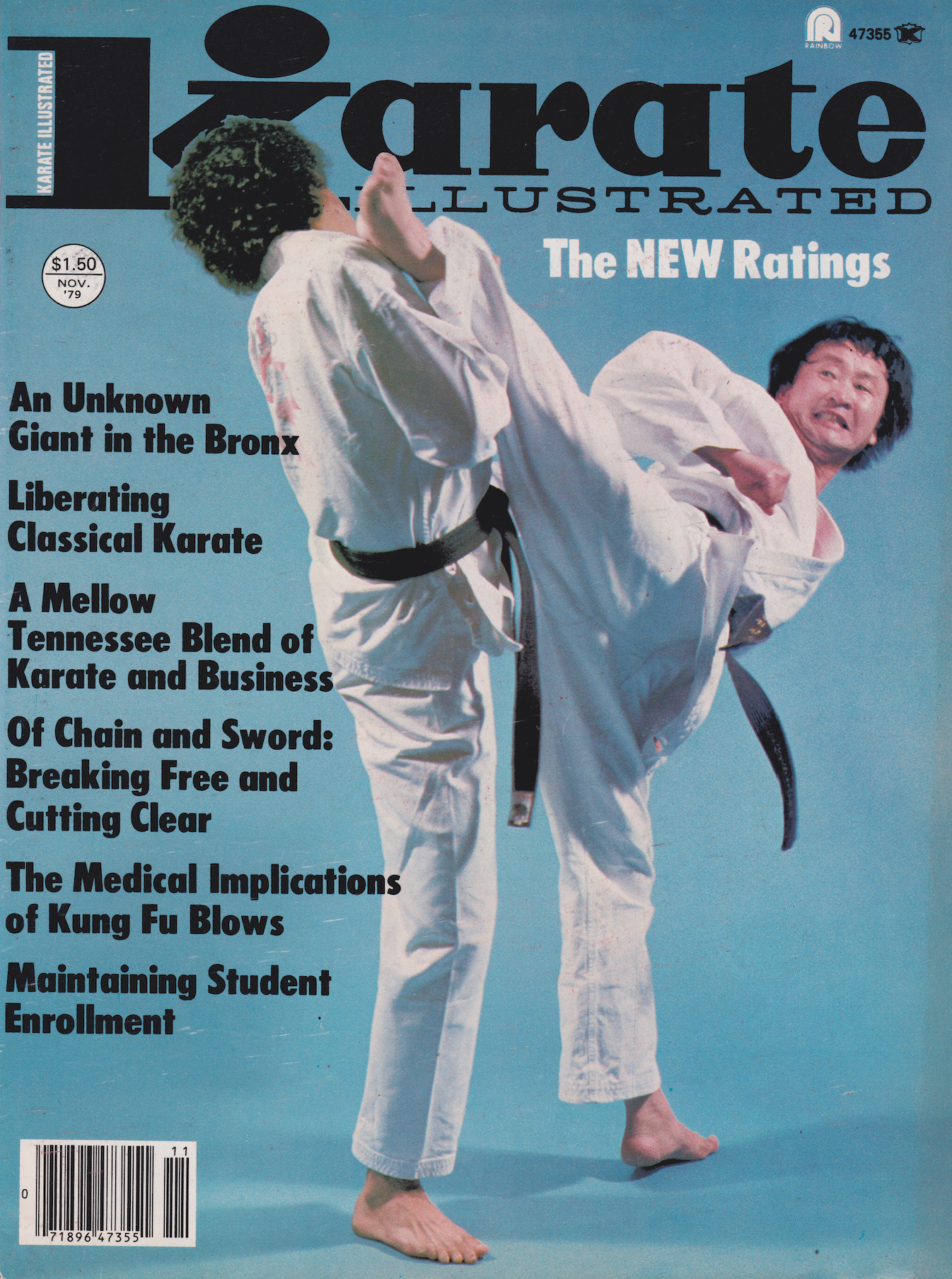 Karate Illustrated Nov 1979 Magazine (Preowned) - Budovideos Inc