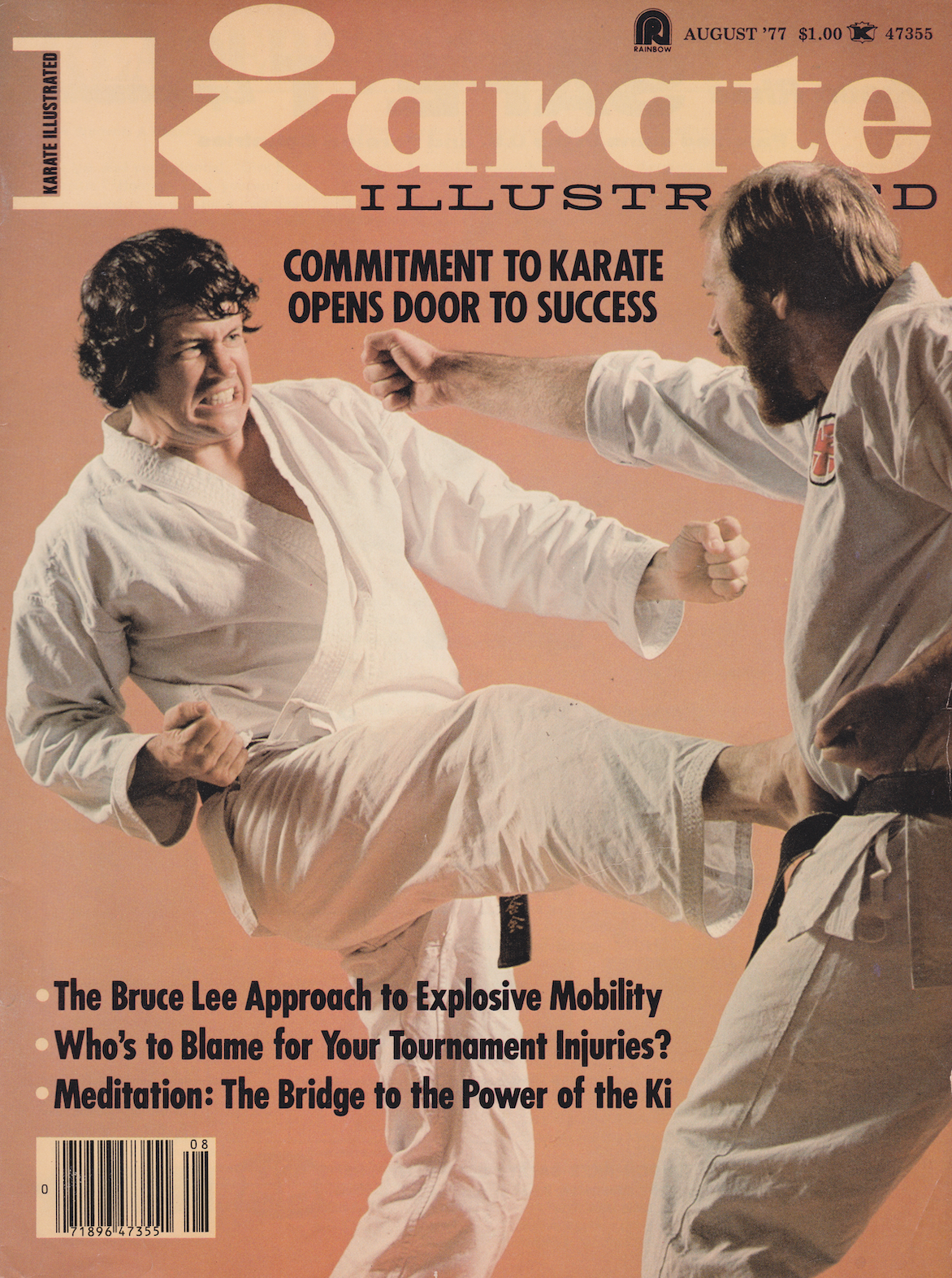 Karate Illustrated Aug 1977 Magazine (Preowned) - Budovideos Inc