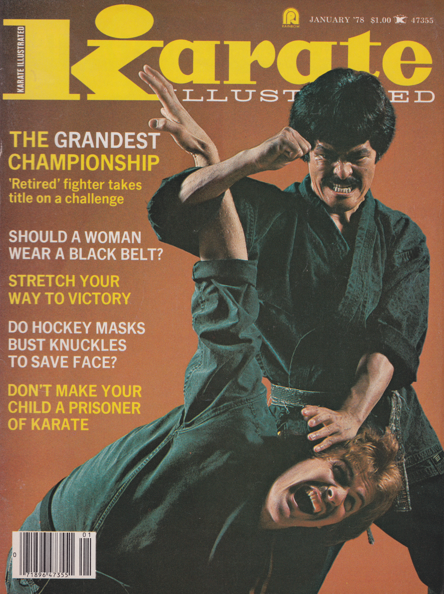Karate Illustrated Jan 1978 Magazine (Preowned) - Budovideos Inc