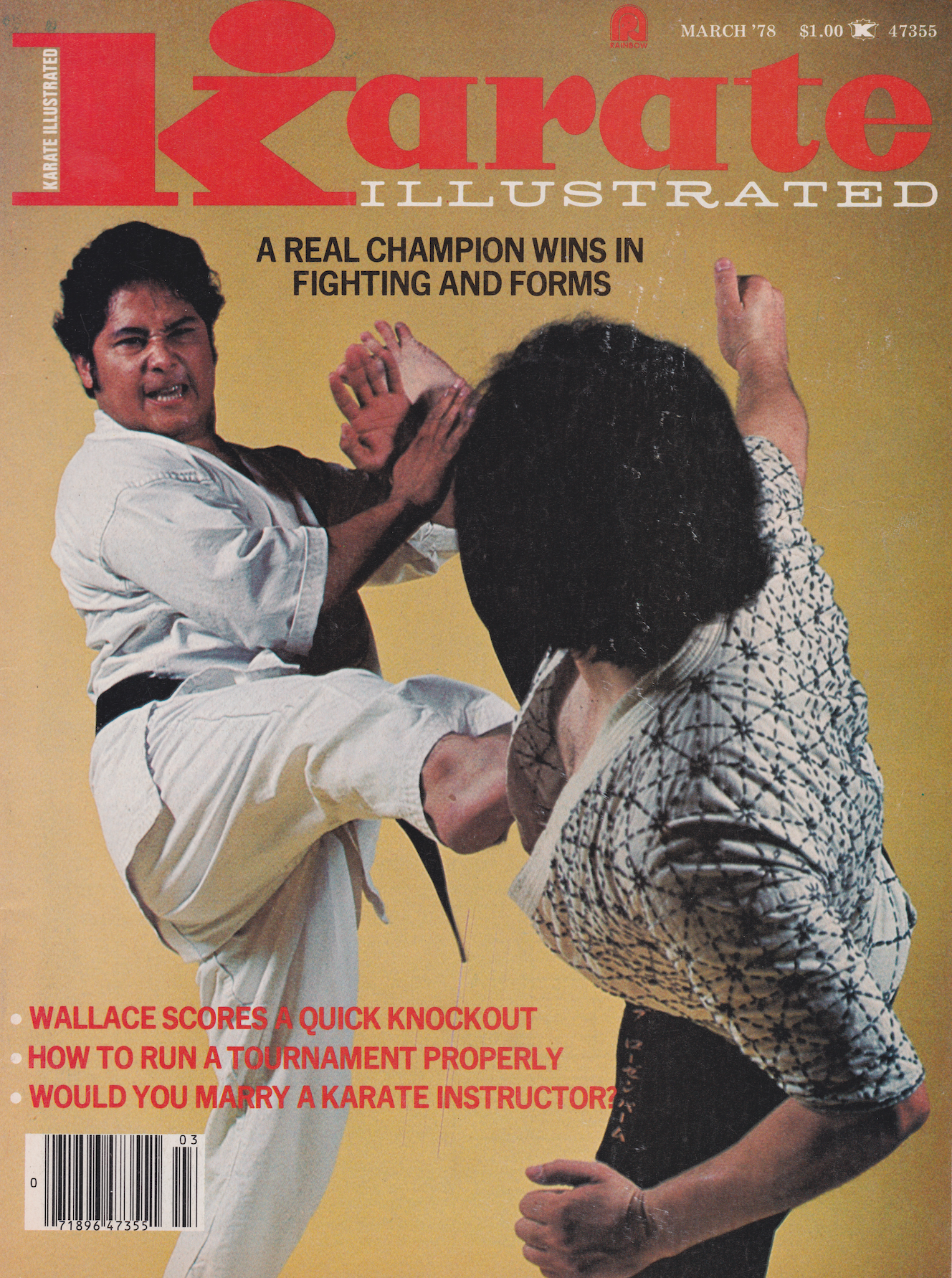 Karate Illustrated March 1978 Magazine (Preowned) - Budovideos Inc