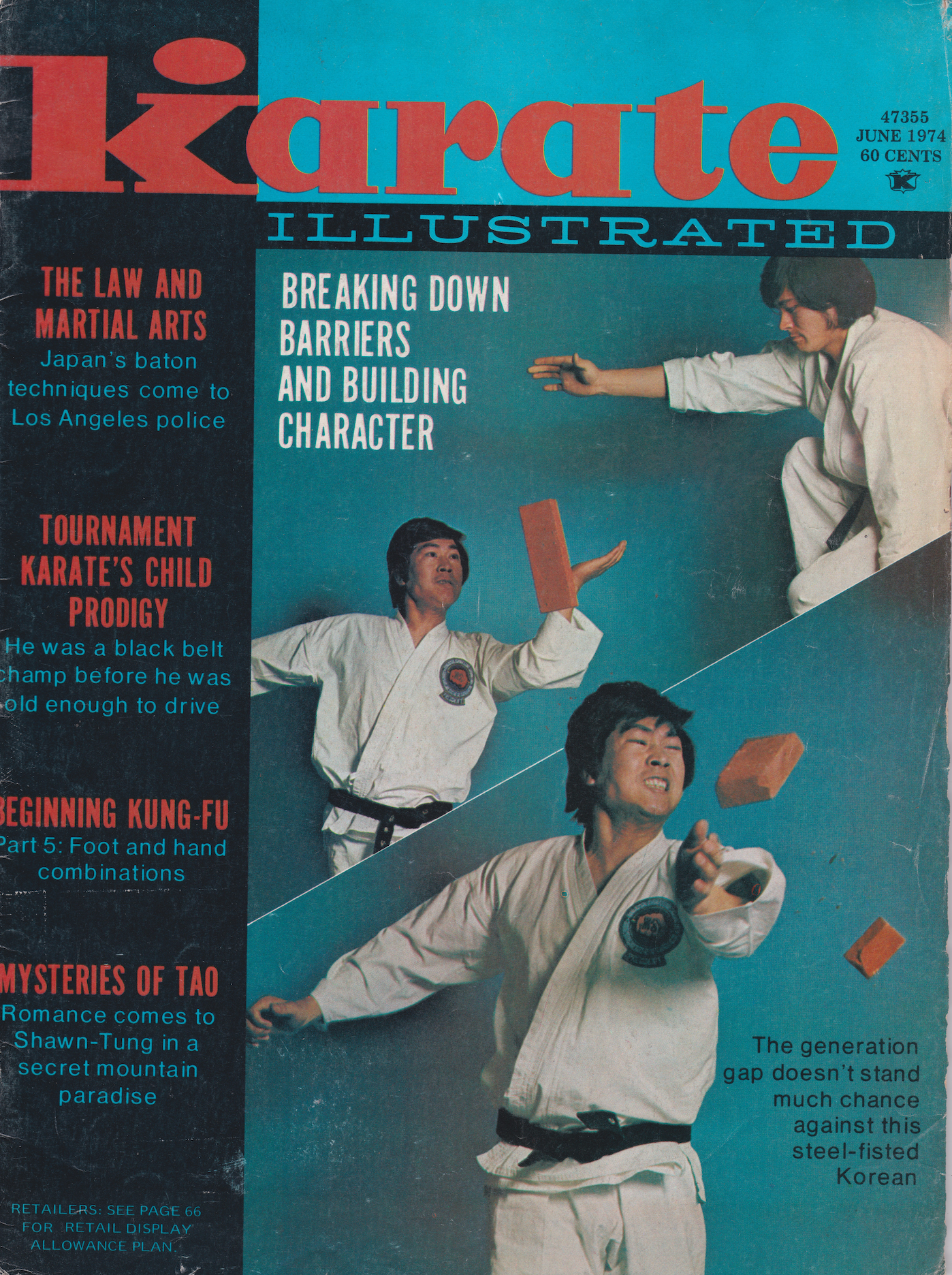 Karate Illustrated June 1974 Magazine (Preowned) - Budovideos Inc
