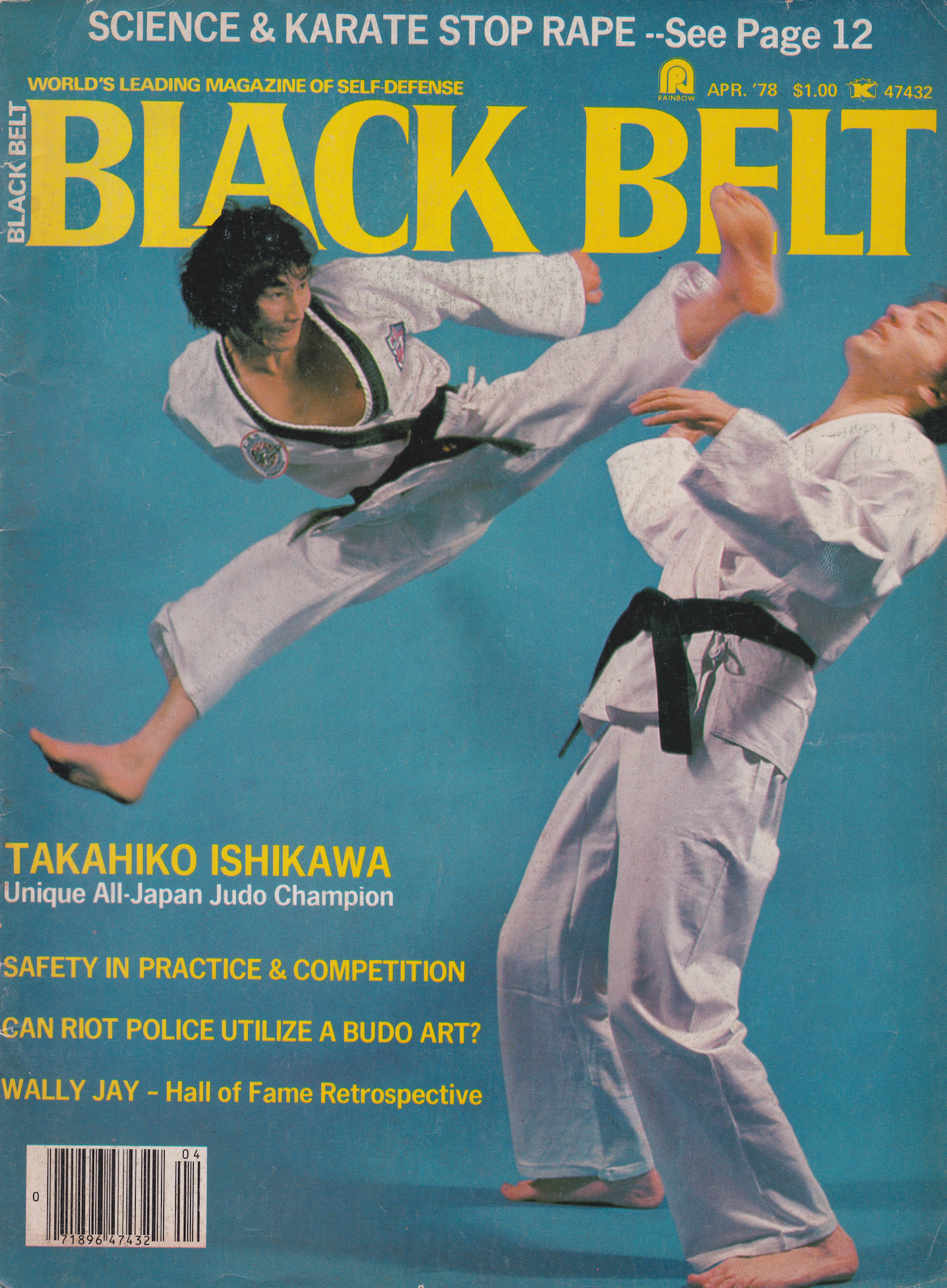 Black Belt Magazine April 1978 (Preowned) - Budovideos Inc