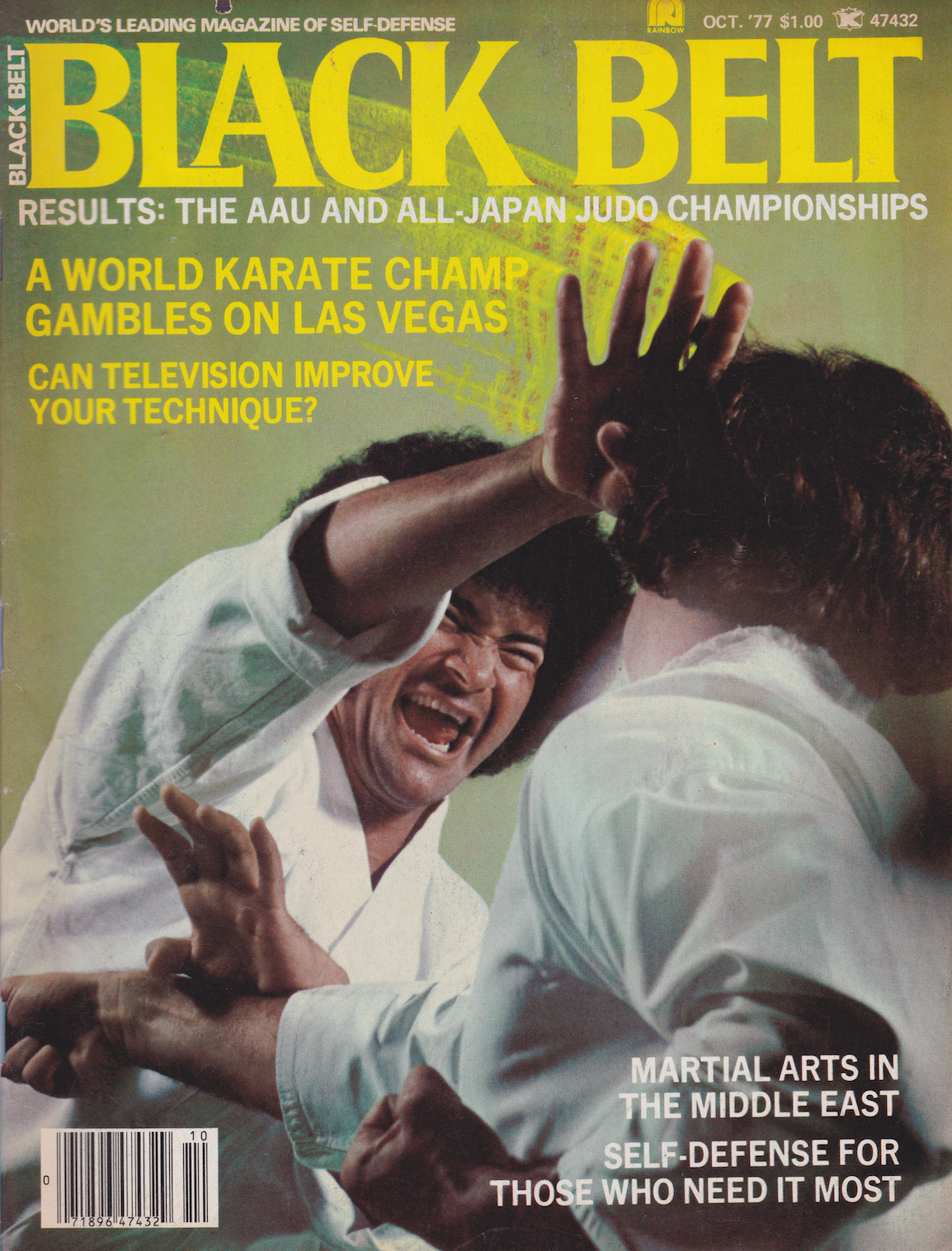 Black Belt Magazine Oct 1977 (Preowned) - Budovideos Inc