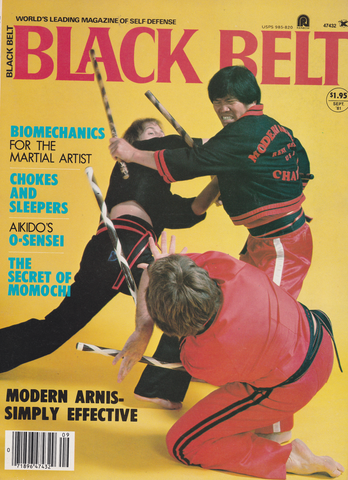 Black Belt Magazine Sept 1981 (Preowned) - Budovideos Inc
