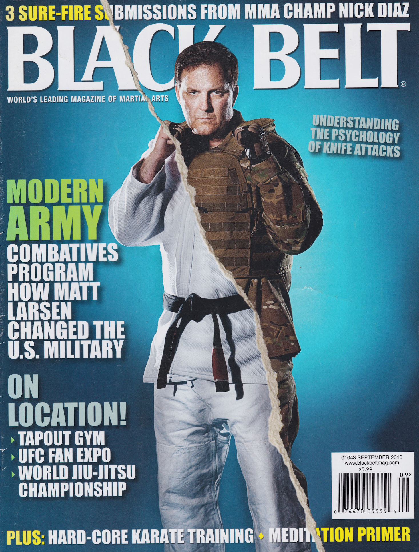 Black Belt Magazine Sept 2010 (Preowned) - Budovideos Inc