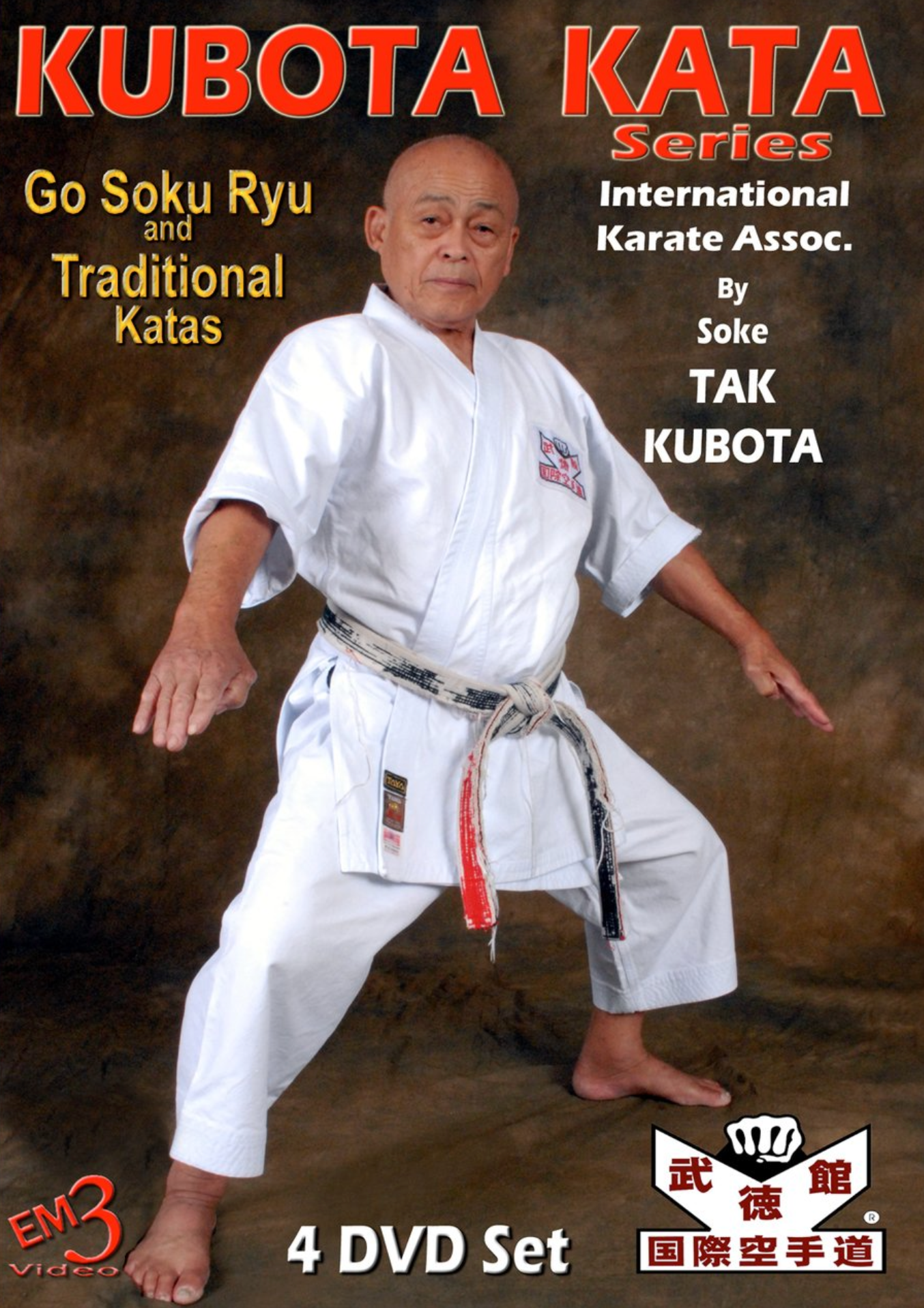 Kubota Kata Series Go Soku Ryu & Traditional Kata 4 DVD Set by Tak Kubota - Budovideos Inc