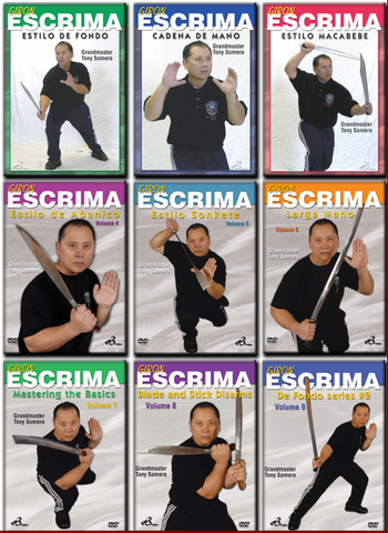 Giron Escrima 9 DVD Set by Tony Somera - Budovideos Inc