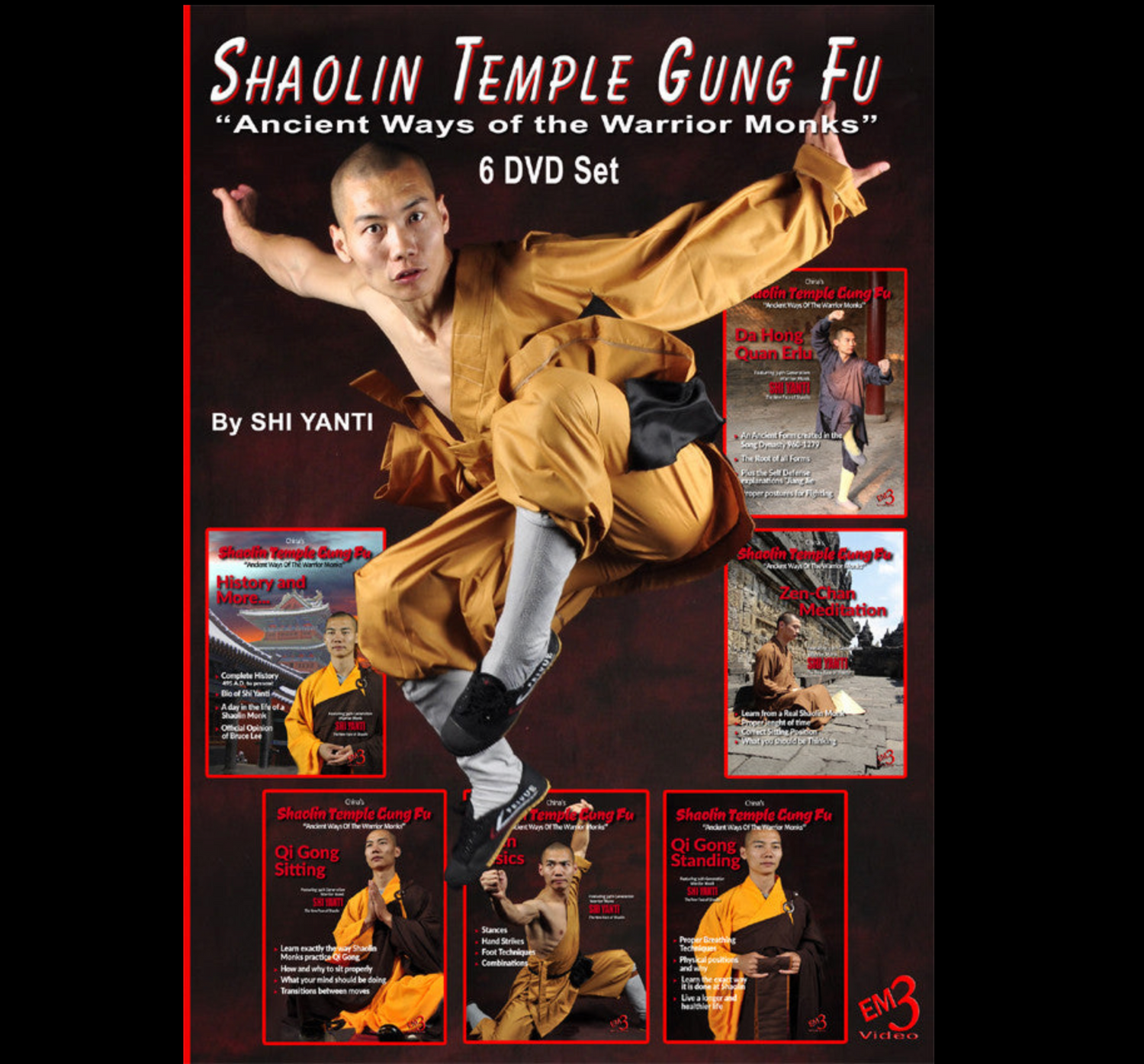 Serie Shaolin Temple Gung Fu 6 Vol de Shi Yanti (bajo demanda)