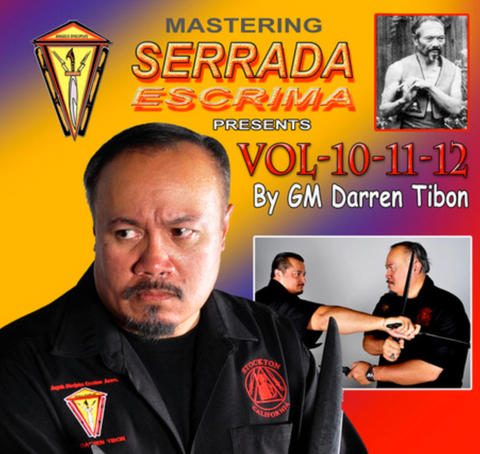 Mastering Serrada Escrima Vol 10-12 Darren Tibon (On Demand)