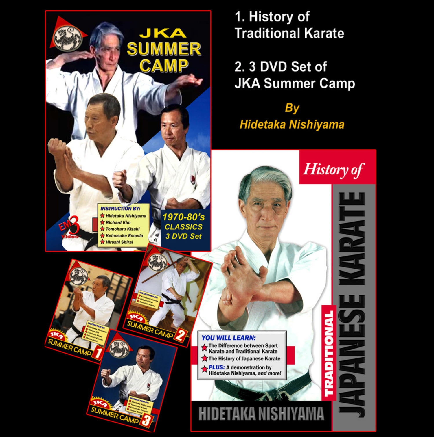 Historia del Karate y campamento de verano Hidetaka Nishiyama (bajo demanda)