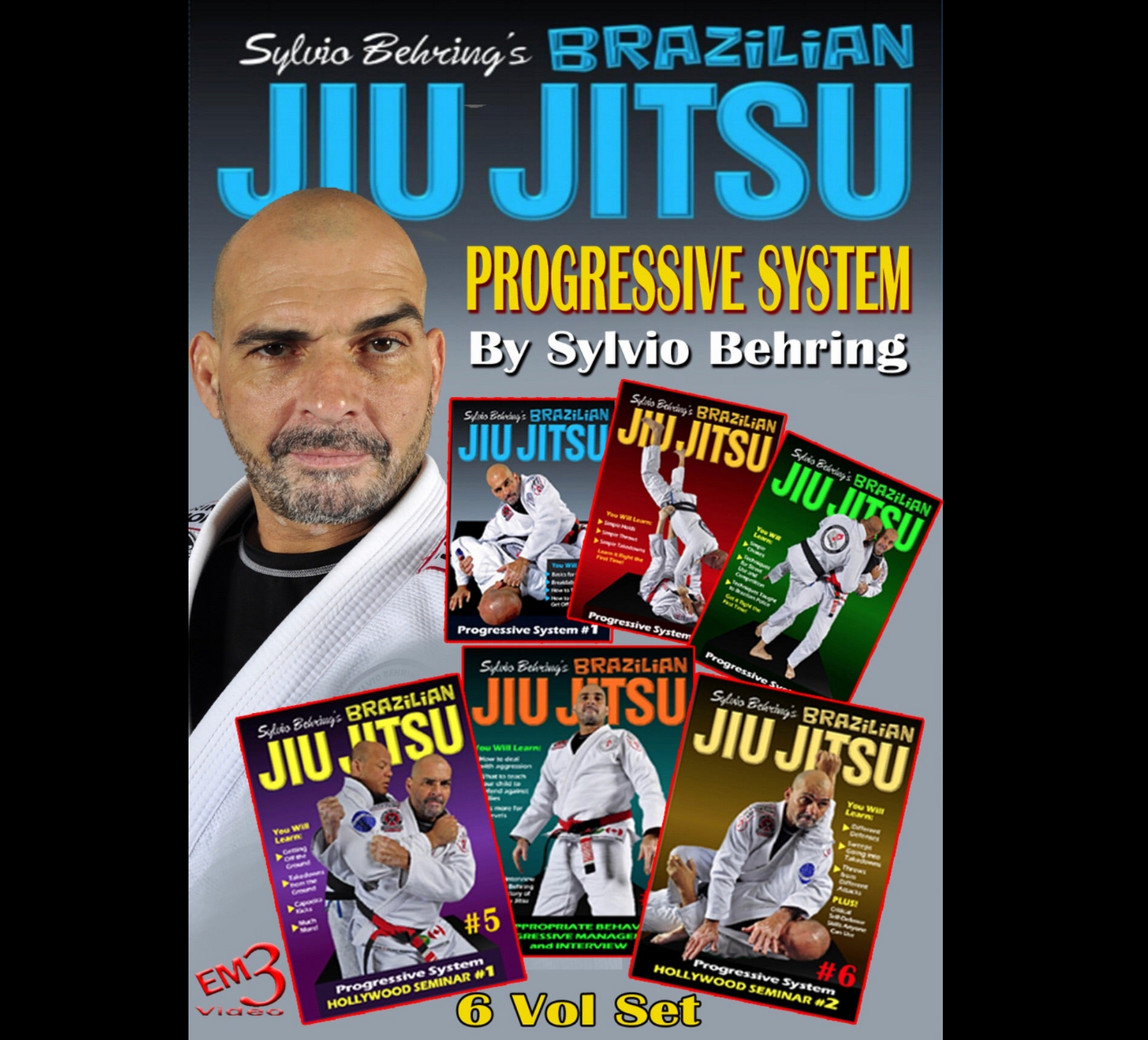 Sistema progresivo de BJJ Serie 6 Vol de Sylvio Behring (bajo demanda)