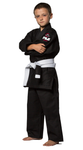 Fuji Childrens BJJ Uniform - Black - Budovideos Inc